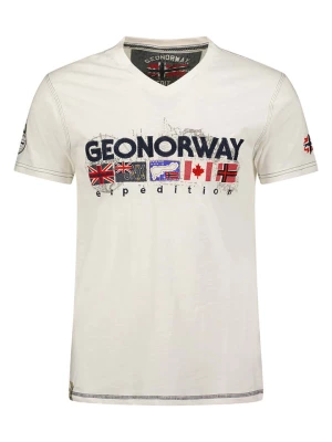 Geographical Norway Koszulka w kolorze białym rozmiar: XL