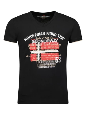 Geographical Norway Koszulka w kolorze czarnym rozmiar: 3XL