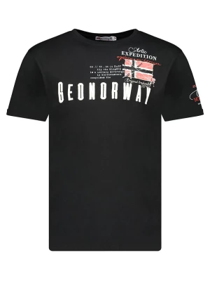 Geographical Norway Koszulka w kolorze czarnym rozmiar: S