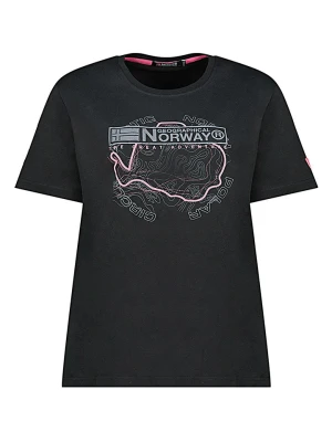 Geographical Norway Koszulka w kolorze czarnym rozmiar: M