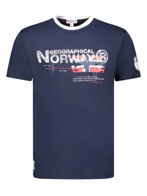 Geographical Norway Koszulka w kolorze granatowym rozmiar: M