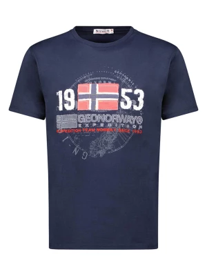 Geographical Norway Koszulka w kolorze granatowym rozmiar: XXL