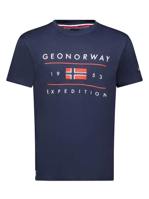 Geographical Norway Koszulka w kolorze granatowym rozmiar: S