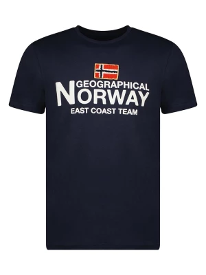 Geographical Norway Koszulka "Jacky" w kolorze granatowym rozmiar: XL