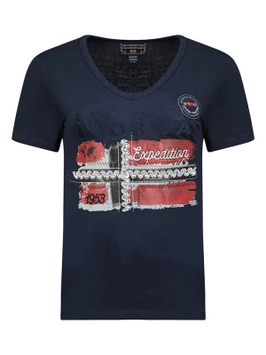 Geographical Norway Koszulka w kolorze granatowym rozmiar: M