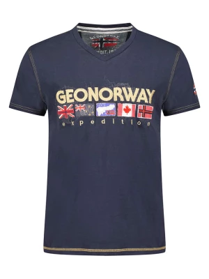 Geographical Norway Koszulka w kolorze granatowym rozmiar: L