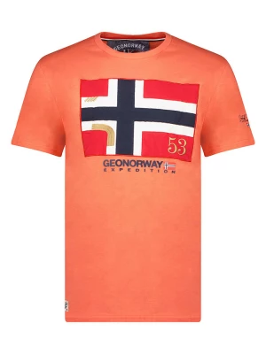 Geographical Norway Koszulka w kolorze pomarańczowym rozmiar: L