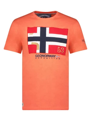 Geographical Norway Koszulka w kolorze pomarańczowym rozmiar: M