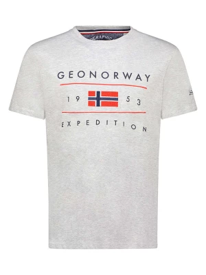 Geographical Norway Koszulka w kolorze szarym rozmiar: S