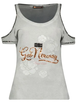 Geographical Norway Koszulka w kolorze szarym rozmiar: L