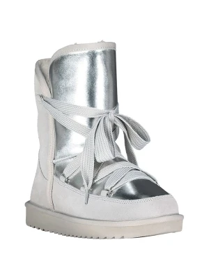 Geographical Norway Kozaki zimowe "Omondor" w kolorze srebrno-szarym rozmiar: 36