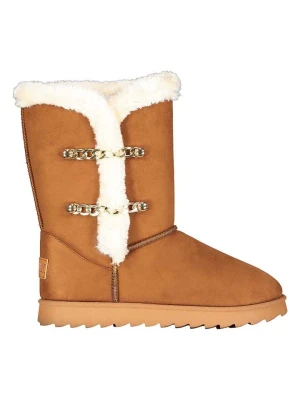 Geographical Norway Kozaki zimowe "Ovassion" w kolorze jasnobrązowym rozmiar: 40