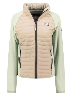 Geographical Norway Kurtka funkcyjna w kolorze beżowo-zielonym rozmiar: XL