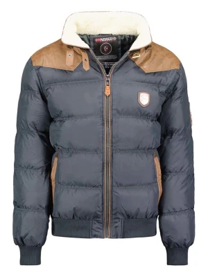 Geographical Norway Kurtka pikowana "Abramovitch" w kolorze ciemnoszarym rozmiar: L