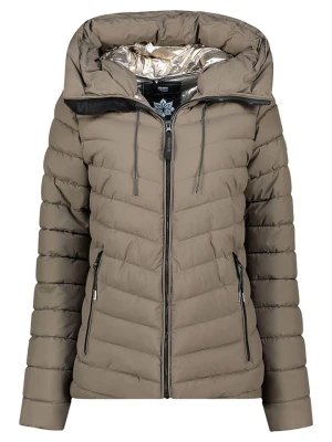 Geographical Norway Kurtka pikowana "Amandine" w kolorze szarobrązowym rozmiar: XL