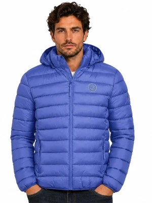 Geographical Norway Kurtka pikowana "Amiglobe" w kolorze niebieskim rozmiar: XL