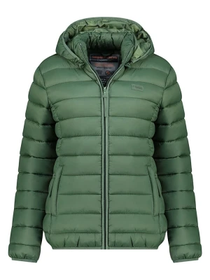 Geographical Norway Kurtka pikowana "Atichoko" w kolorze ciemnozielonym rozmiar: S