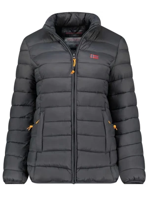Geographical Norway Kurtka pikowana "Atikolor" w kolorze antracytowym rozmiar: M