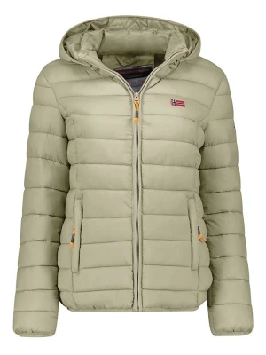 Geographical Norway Kurtka pikowana "Atikolor" w kolorze jasnozielonym rozmiar: L
