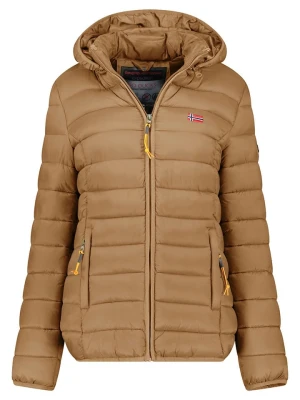 Geographical Norway Kurtka pikowana "Atikolor" w kolorze szarobrązowym rozmiar: XL