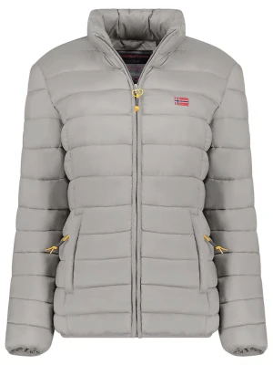 Geographical Norway Kurtka pikowana "Atikolor" w kolorze szarym rozmiar: M