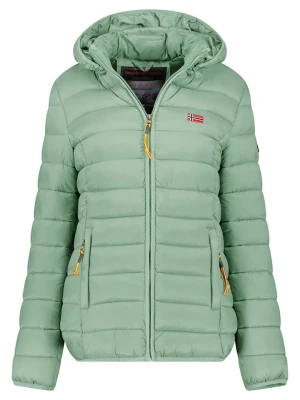 Geographical Norway Kurtka pikowana "Atikolor" w kolorze zielonym rozmiar: XXL