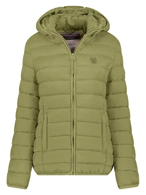 Geographical Norway Kurtka pikowana "Atikotal" w kolorze oliwkowym rozmiar: S