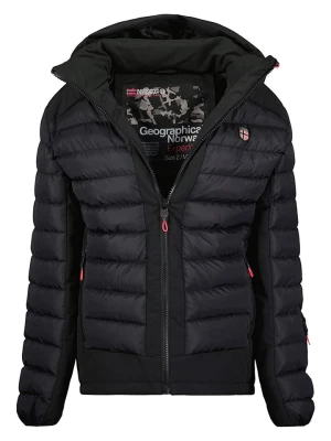 Geographical Norway Kurtka pikowana "Aurelien" w kolorze czarnym rozmiar: L