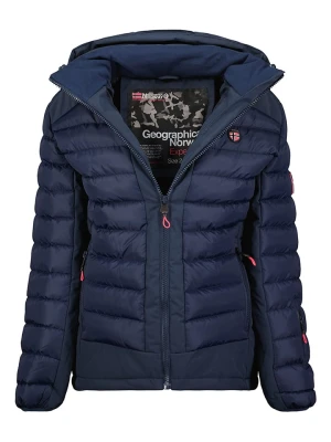 Geographical Norway Kurtka pikowana "Aurelien" w kolorze granatowym rozmiar: L