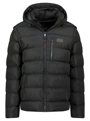 Geographical Norway Kurtka pikowana "Badamo" w kolorze czarnym rozmiar: XL