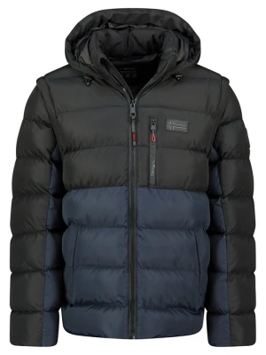 Geographical Norway Kurtka pikowana "Badamo" w kolorze granatowo-czarnym rozmiar: XXL
