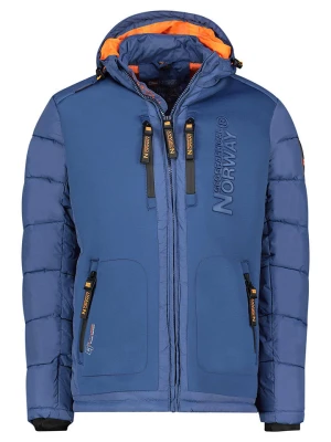 Geographical Norway Kurtka pikowana "Beachwood" w kolorze niebiesko-pomarańczowym rozmiar: XL