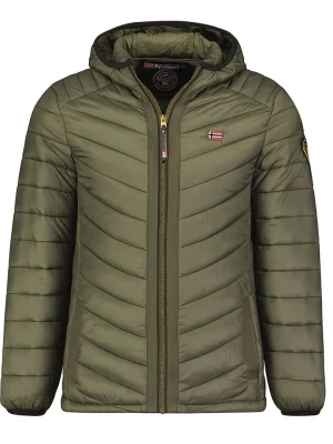 Geographical Norway Kurtka pikowana "Carliti hood" w kolorze khaki rozmiar: 140