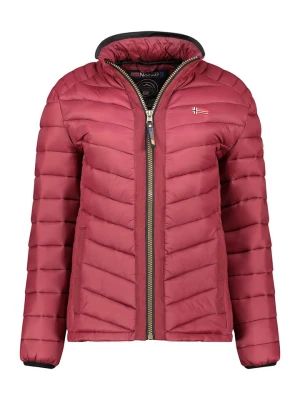 Geographical Norway Kurtka pikowana "Carliti" w kolorze bordowym rozmiar: M