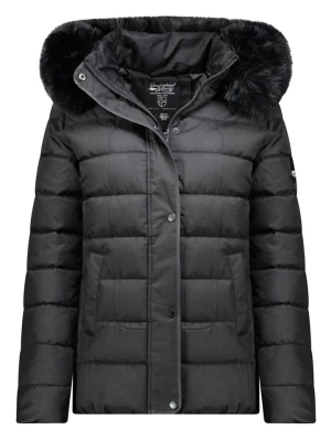 Geographical Norway Kurtka pikowana "Demoiselle" w kolorze czarnym rozmiar: XXL