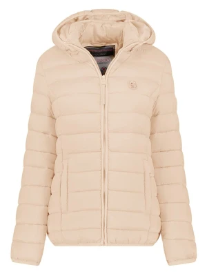 Geographical Norway Kurtka pikowana w kolorze beżowym rozmiar: XL