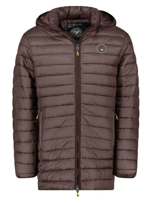 Geographical Norway Kurtka pikowana w kolorze brązowym rozmiar: M