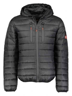 Geographical Norway Kurtka pikowana w kolorze czarnym rozmiar: 4XL