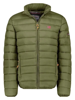 Geographical Norway Kurtka pikowana w kolorze khaki rozmiar: S