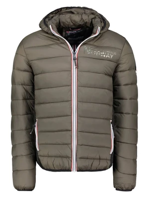 Geographical Norway Kurtka pikowana w kolorze khaki rozmiar: L