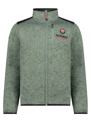 Geographical Norway Kurtka polarowa "Tavid" w kolorze zielonym rozmiar: S