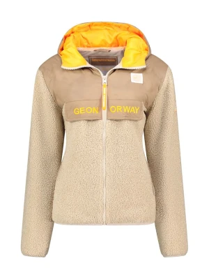 Geographical Norway Kurtka polarowa "Techic" w kolorze beżowym rozmiar: 3XL