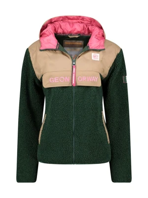 Geographical Norway Kurtka polarowa "Techic" w kolorze ciemnozielonym rozmiar: XXL