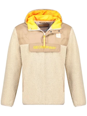 Geographical Norway Kurtka polarowa "Teclass" w kolorze beżowym rozmiar: XXL