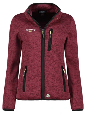 Geographical Norway Kurtka polarowa "Teden" w kolorze bordowym rozmiar: S
