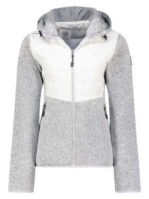 Geographical Norway Kurtka polarowa "Tilove" w kolorze szaro-białym rozmiar: S