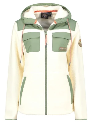 Geographical Norway Kurtka polarowa "Toulouse" w kolorze kremowo-oliwkowym rozmiar: M