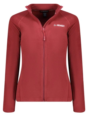 Geographical Norway Kurtka polarowa "Tug" w kolorze bordowym rozmiar: L