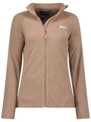 Geographical Norway Kurtka polarowa "Tug" w kolorze szarobrązowym rozmiar: XL