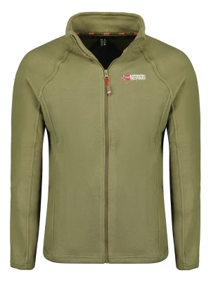 Geographical Norway Kurtka polarowa "Tug" w kolorze zielonym rozmiar: M